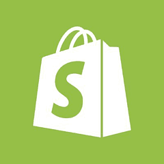 Shopify logo and current status indicator