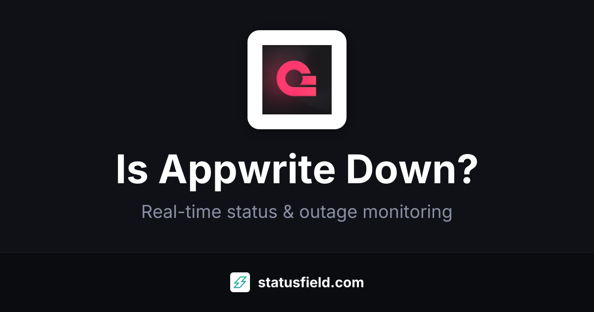 Appwrite Auth Status — Live Health & Uptime