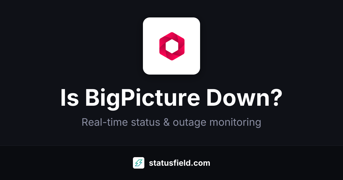 BigPicture BigPicture Jira Cloud App Status — Live Health & Uptime
