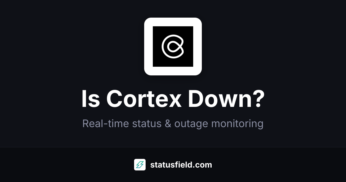 Cortex Status — Live Health & Uptime
