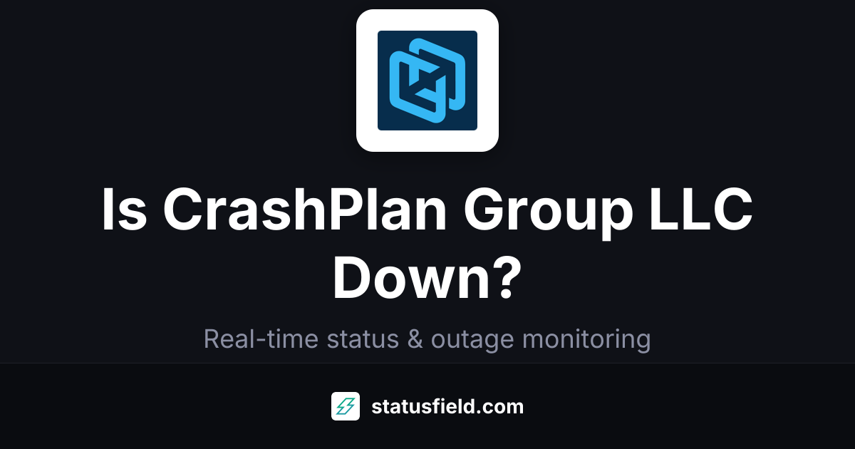 CrashPlan Group LLC East US Status — Live Health & Uptime