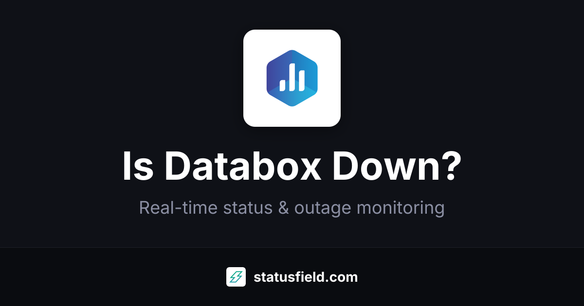 Is Databox Down? Check Live Status & Outage History