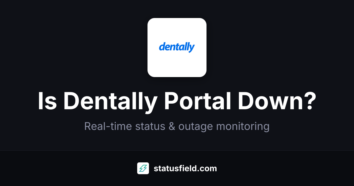 Dentally Portal Status — Live Health & Uptime
