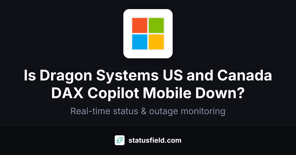 DAX Copilot Mobile Status — Live Health & Uptime
