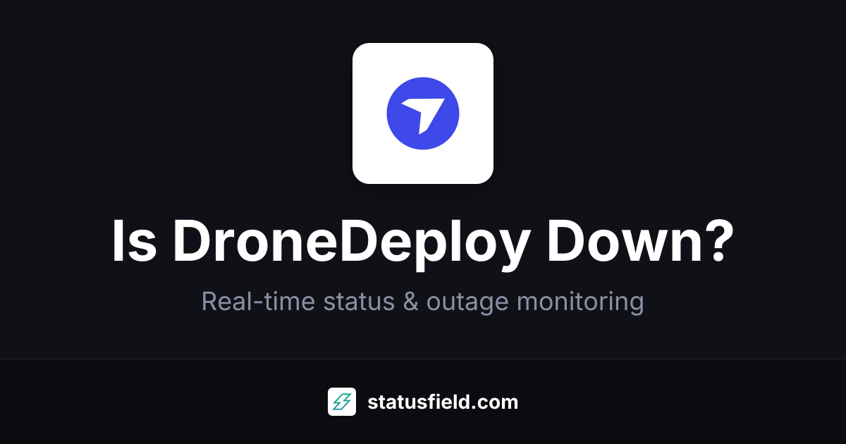 DroneDeploy Safety AI Status — Live Health & Uptime