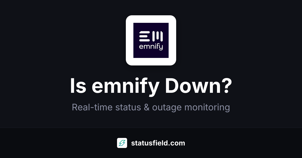 emnify Portal, API & Data Analytics Status