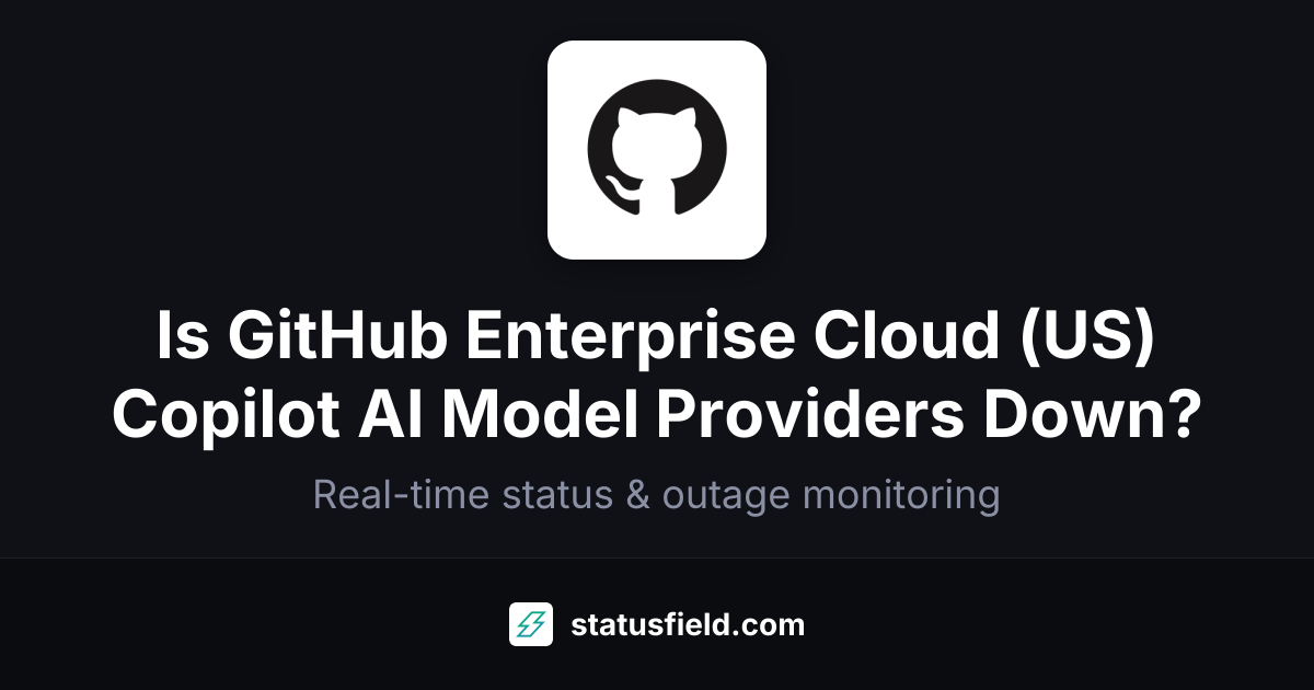 Copilot AI Model Providers Status — Live Health & Uptime
