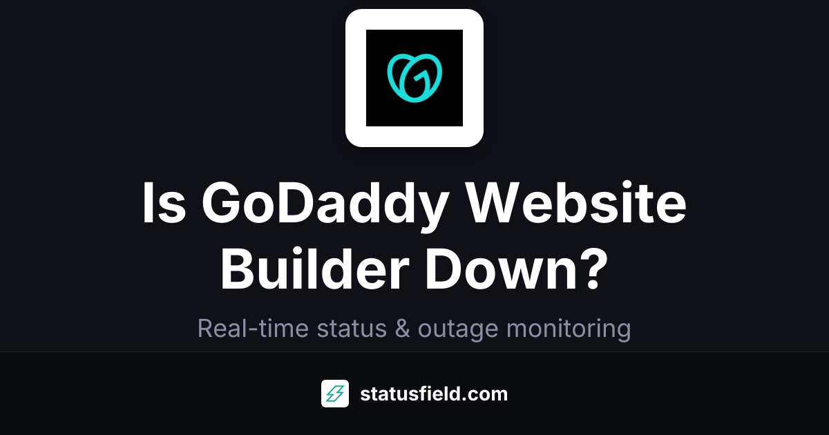 GoDaddy Website Builder Status — Live Health & Uptime