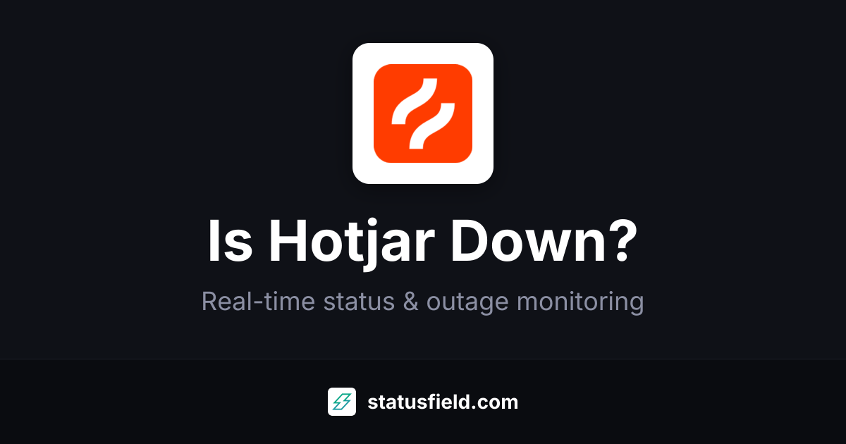 Is Hotjar Down? Check Live Status & Outage History