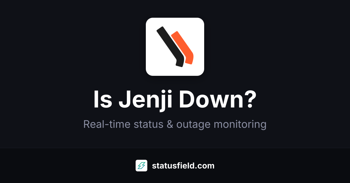 Jenji Studio Status — Live Health & Uptime