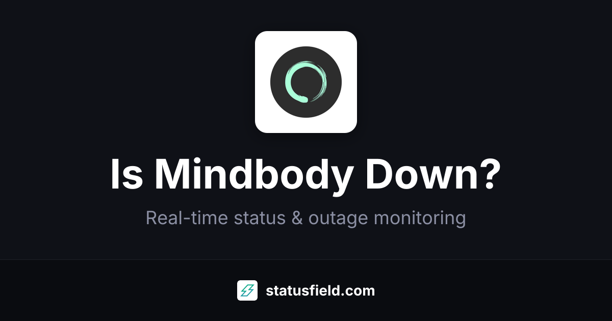 Mindbody FitMetrix Branded Mobile App Status — Live Health & Uptime