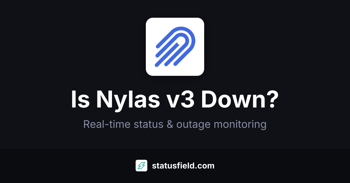 Nylas v3 Nylas Application Services Status