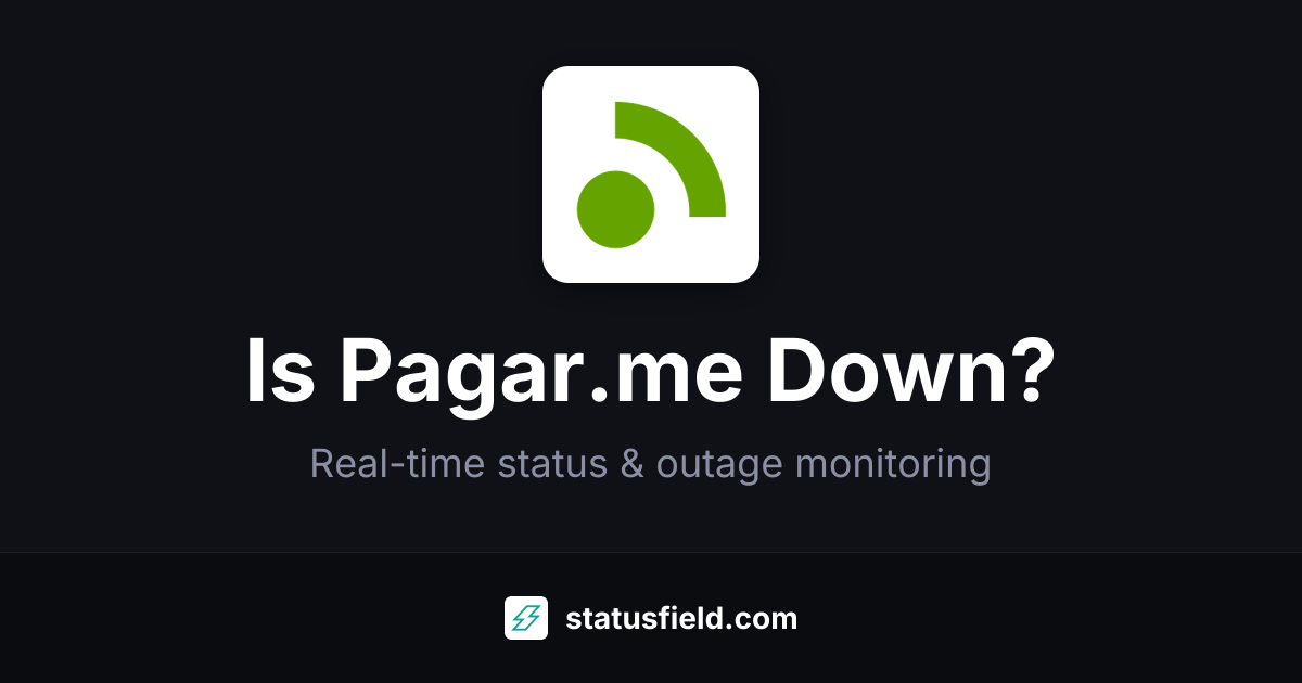 Pagar.me Dashboards Status — Live Health & Uptime