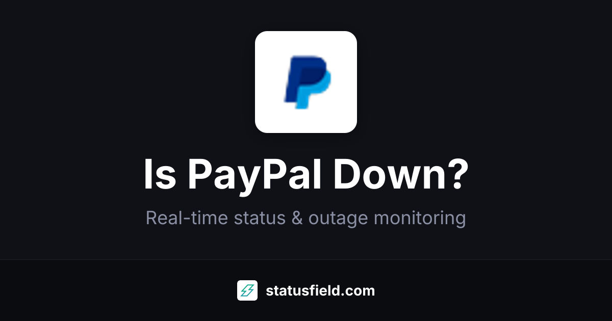 PayPal Incident History | Statusfield