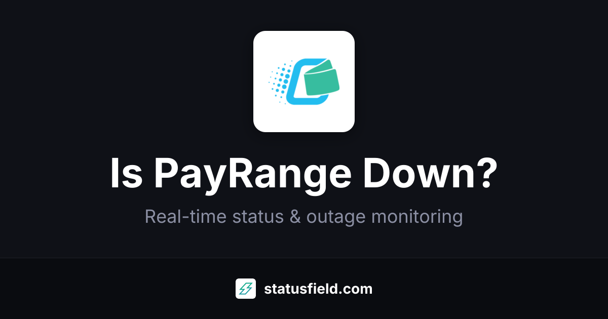 Is PayRange Down? Check Live Status & Outage History