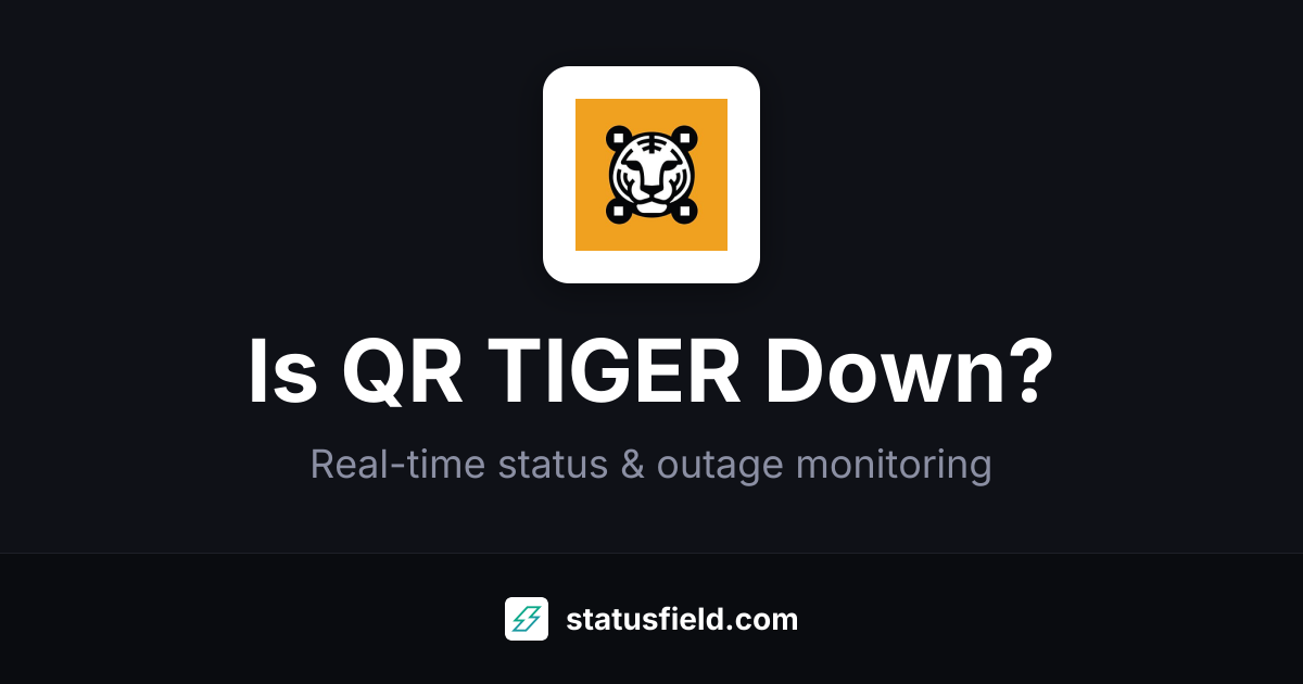 Is QR TIGER Down? Live Status & Outages | Statusfield