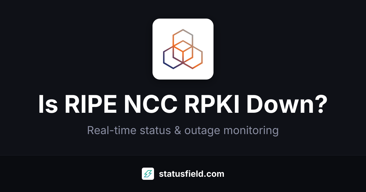 RIPE NCC RPKI Status — Live Health & Uptime