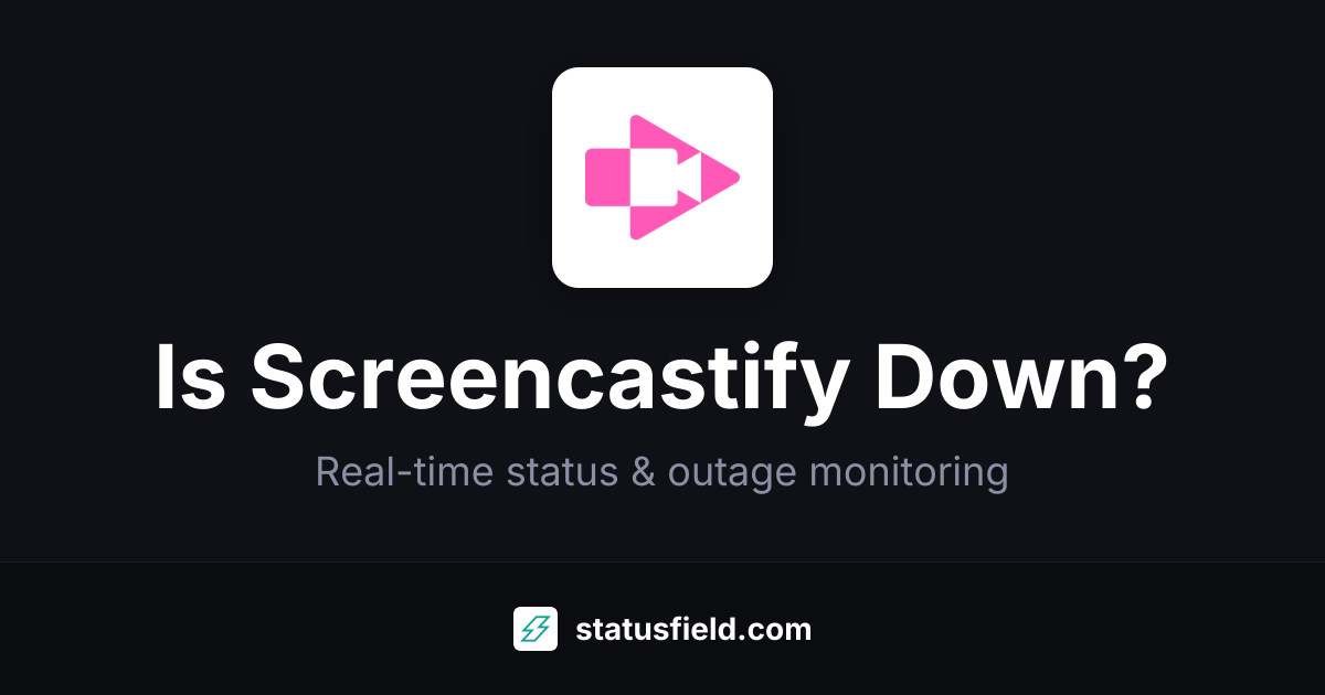Screencastify Downloads and exports Status — Live Health & Uptime