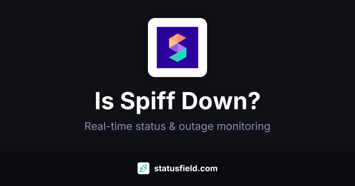 Is Spiff Down? Check Live Status & Outage History