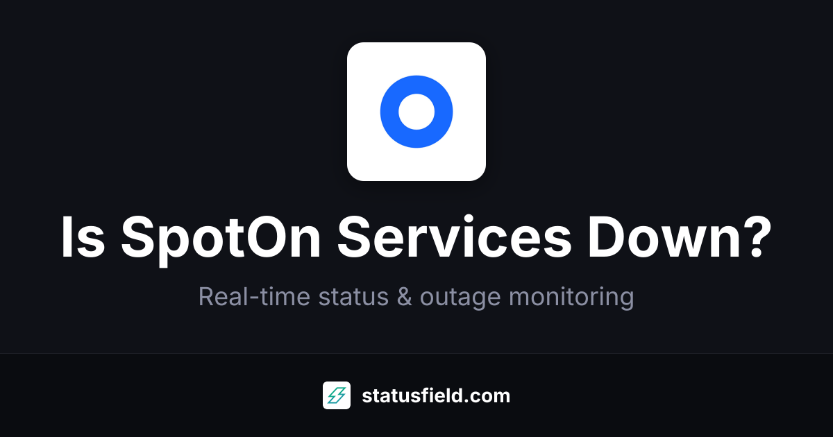 SpotOn Services Payments Status — Live Health & Uptime