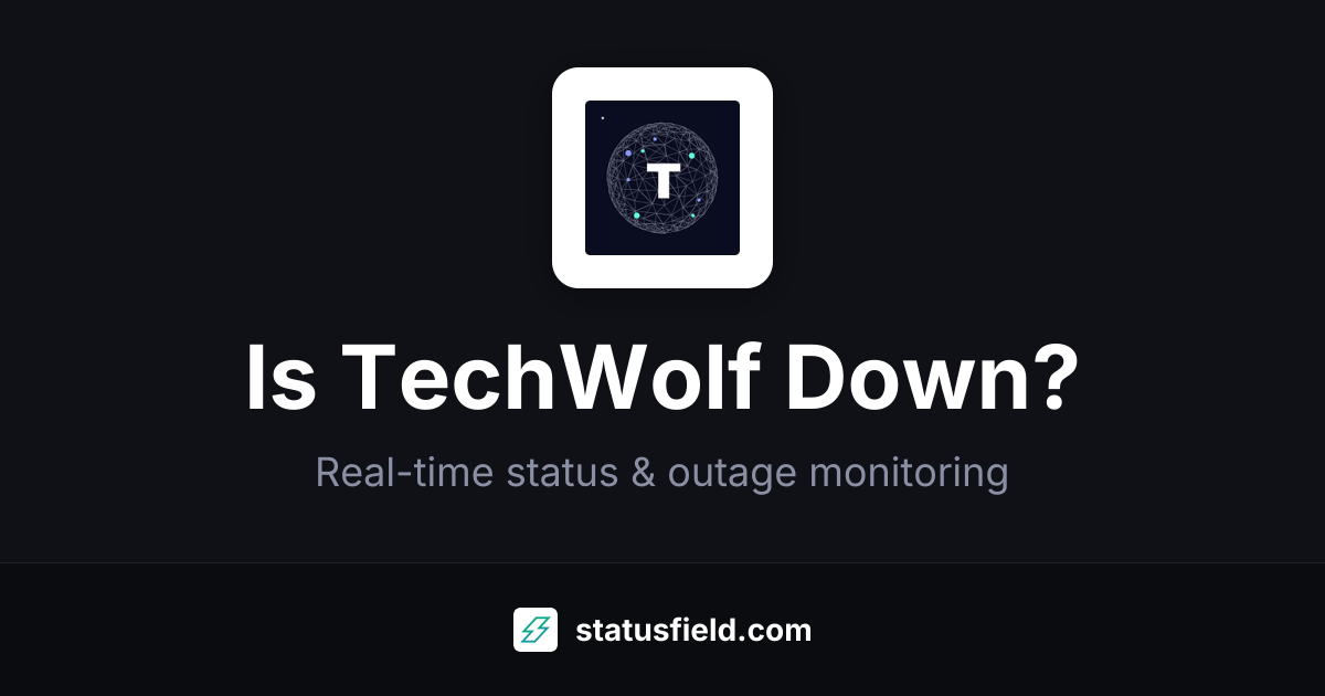 TechWolf Skill Engine API Status — Live Health & Uptime