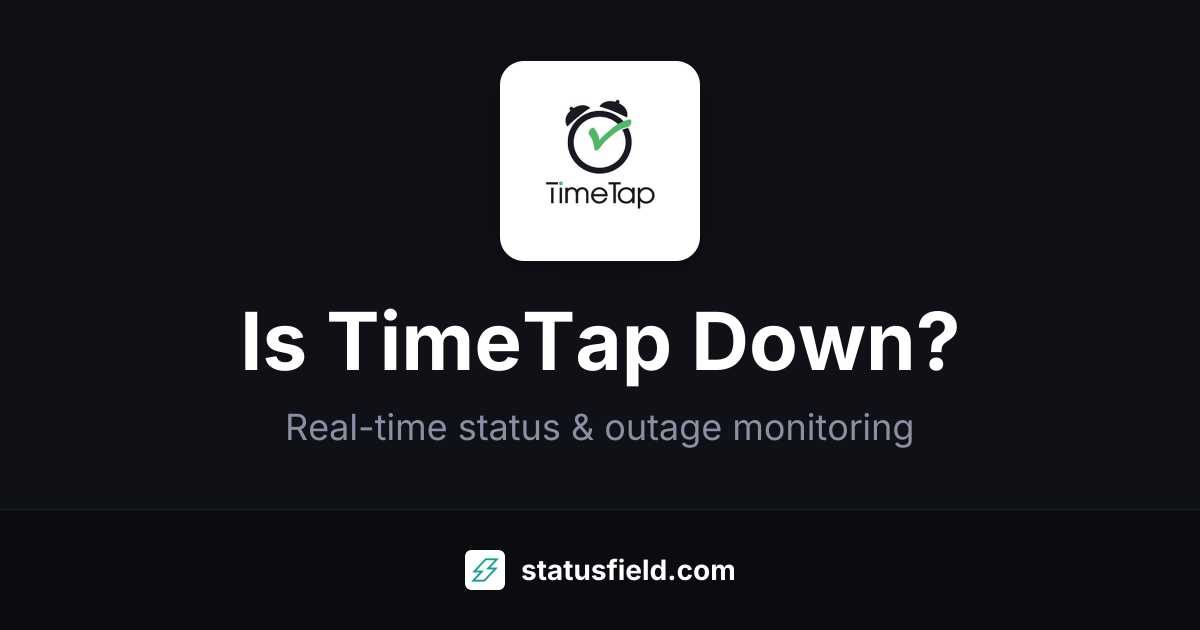 TimeTap Incident History | Statusfield
