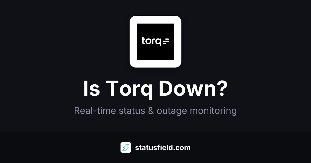 Torq Workflows Automation Status — Live Health & Uptime