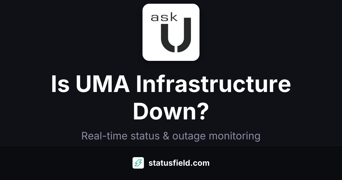 UMA Infrastructure Status — Live Health & Uptime