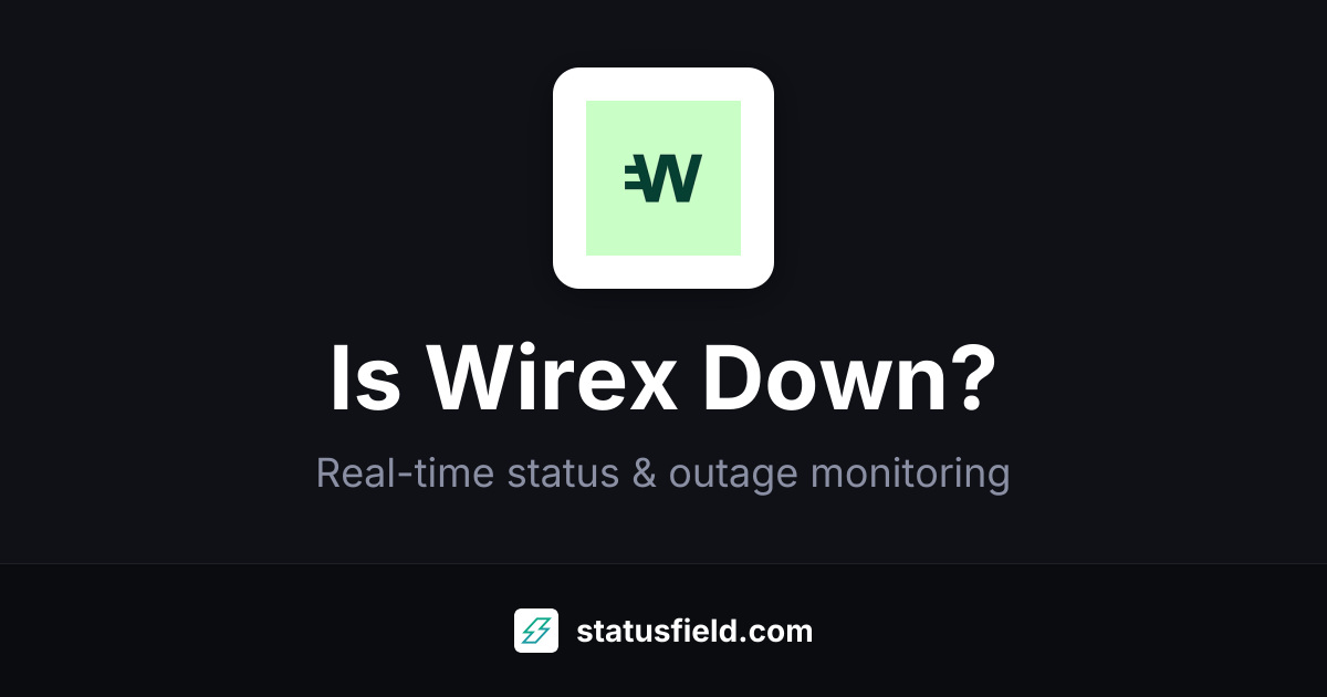 Wirex Crypto transfers Status — Live Health & Uptime