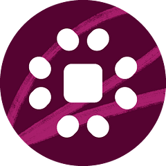 Robin logo and current status indicator